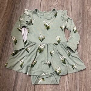 Kyte Baby Twirl Bodysuit dress